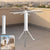 Foldable Rotary Clothes Drying Stand with 360° Arms