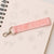 Fashion Keyring with Pink GIRL POWER Strap