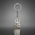 Mahakal Trishul & Shivling Design Metal Keychain