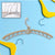Portable folding clothes hanger, 360° rotation, adjustable