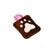 Paw Print Small Hot Water Bag with Cover for Pain Relief