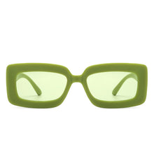 Celestra - Rectangle Square Flat Lens Tinted Sunglasses