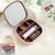 Plastic Jewelry Storage Box with Built-in Mirror & Multi-Section (1 Pc)