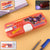 Plastic Pencil Box with LED Light & Cartoon Print (1 Pc)